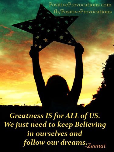 Greatness is for all of us