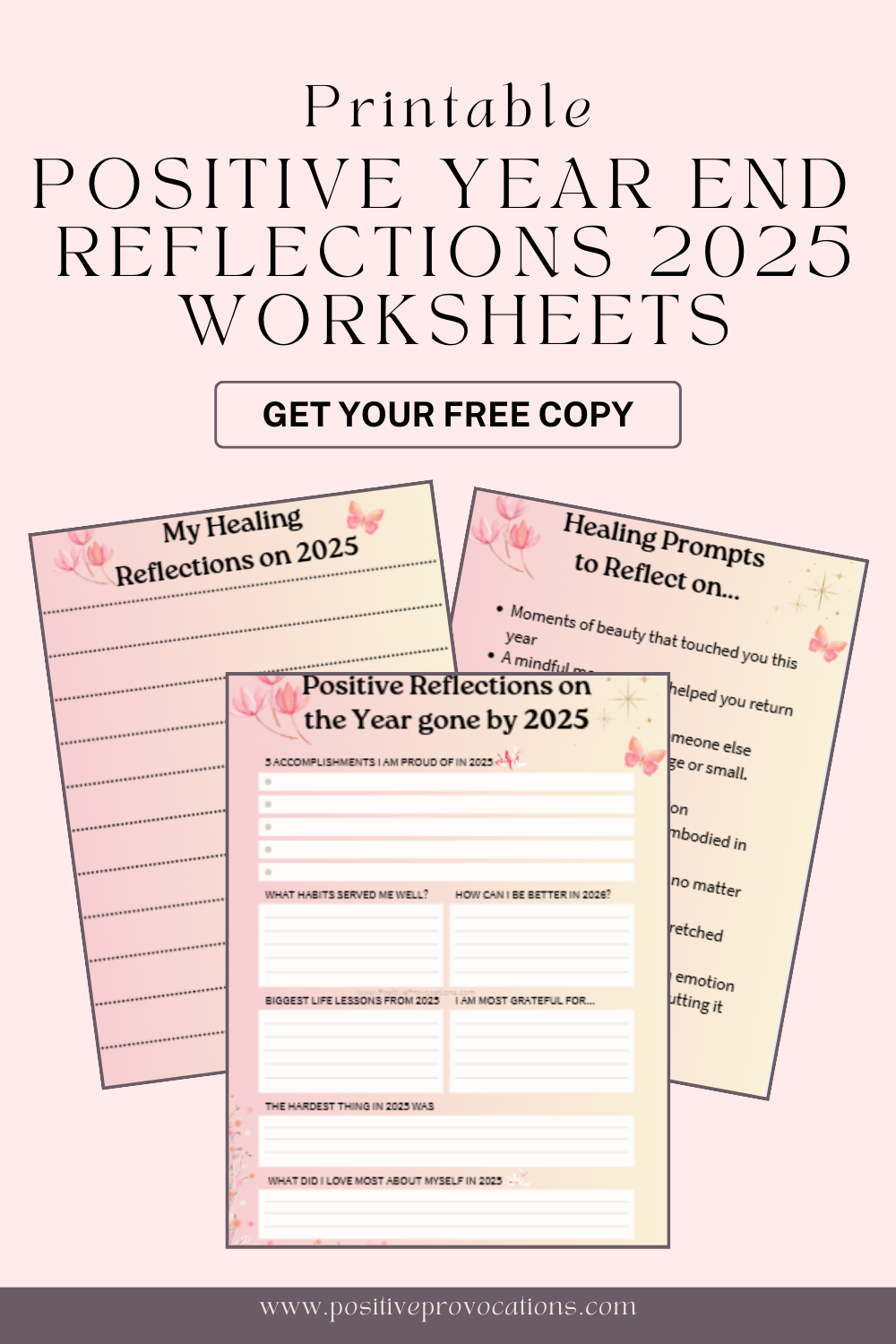 Positive Reflections on the Year gone by 2025(+FREE Printable ...